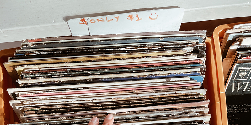 Vinyl records are back and they are a good find for retro music treasure hunters