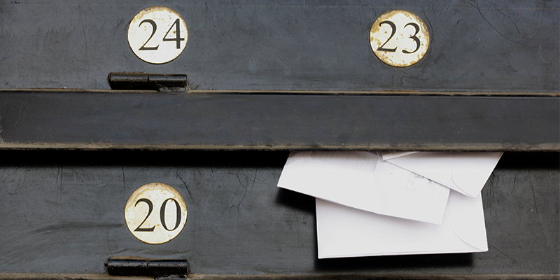 Mail Box with Letters
