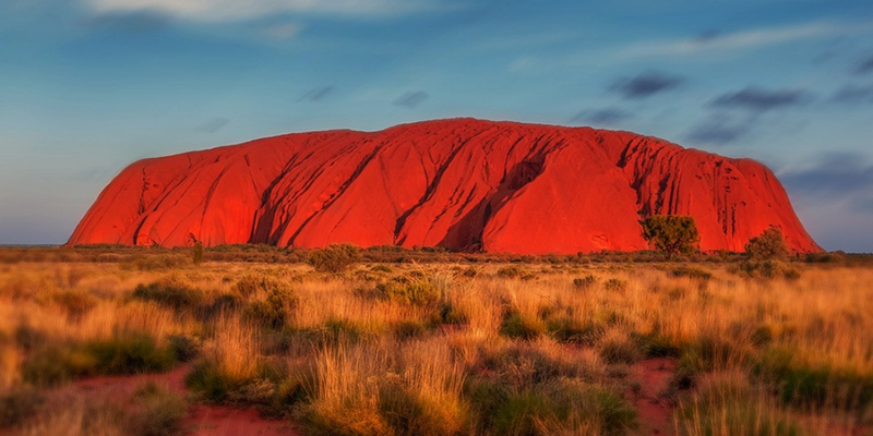 Uluru is the heart of the Australian outback