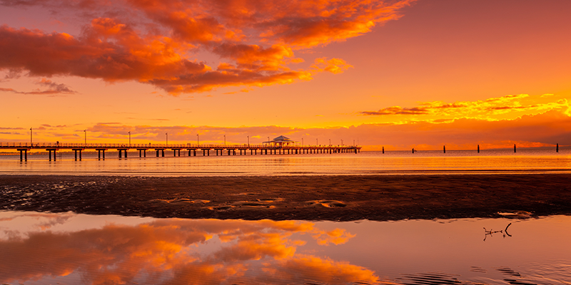 Sunrise over Moreton Bay