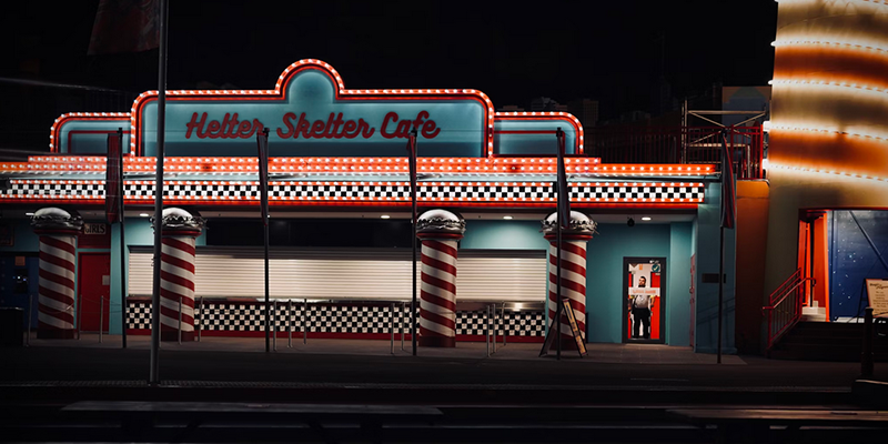 The Helter Skelter Cafe, Luna Park