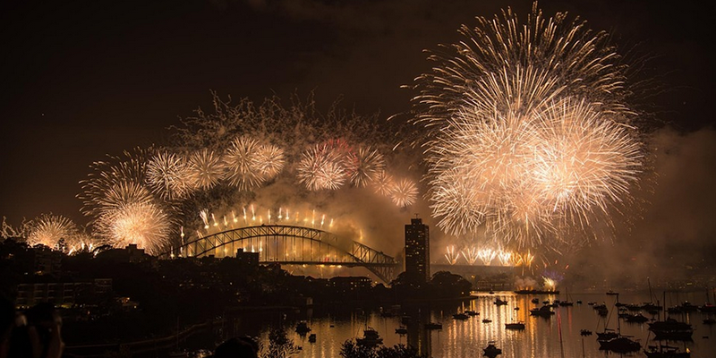 Sydney is famous for it incredible fireworks at New Year