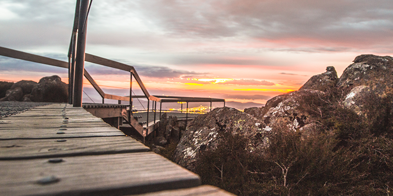 Mt Wellington is well known for breath-taking views