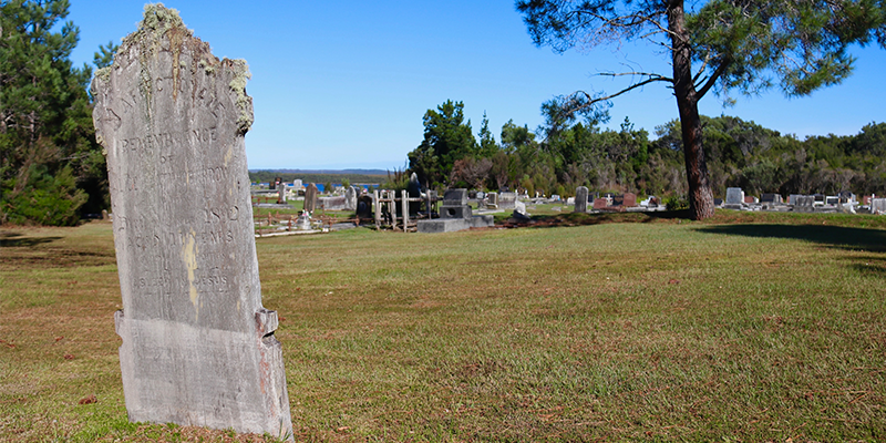Old cemetaries are great places to stop for a rest on a road trip