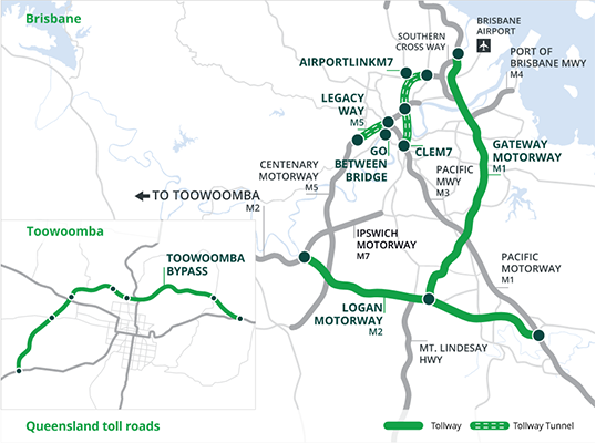 About Queensland toll roads Linkt1