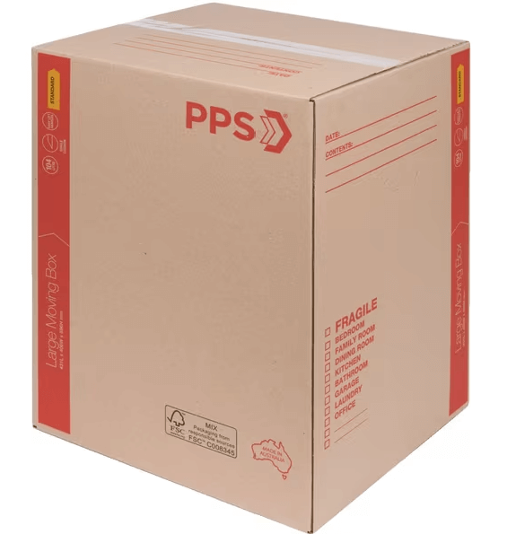 PPS Moving Box with Handles Large 431 x 406 x 596mm