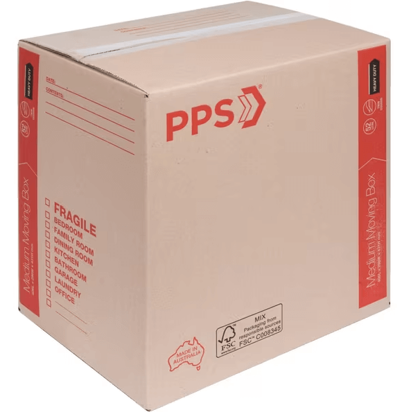 PPS Heavy Duty Moving Box Medium 406 x 298 x 431mm